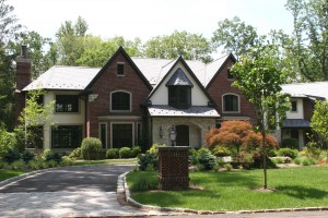 Custom stucco and stone home in Essex County